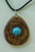 Eric Kempson - Olive wood necklace
