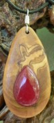 Eric Kempson - Olive wood necklace