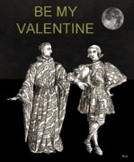 Eric Kempson - Be My Valentine Two Men black background