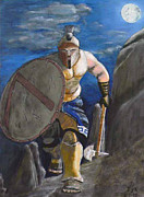 Eric Kempson - Spartan Warrior one of the three hundred at night